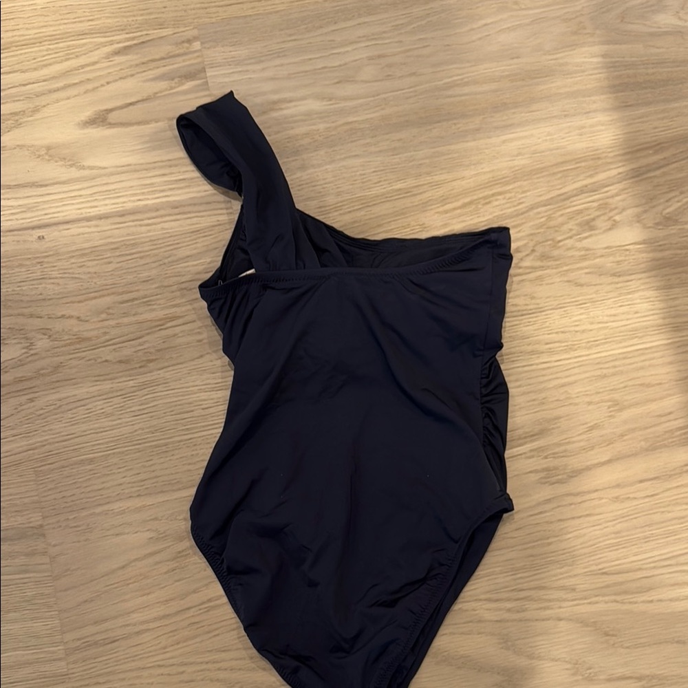 Trina Turk Black One-Shoulder One Piece Swimsuit - Picture 9 of 10